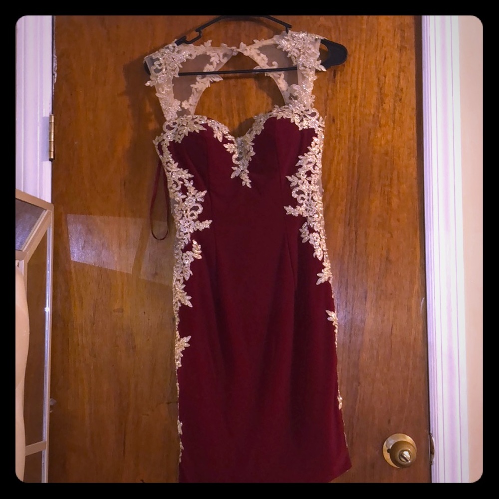 Wine dress